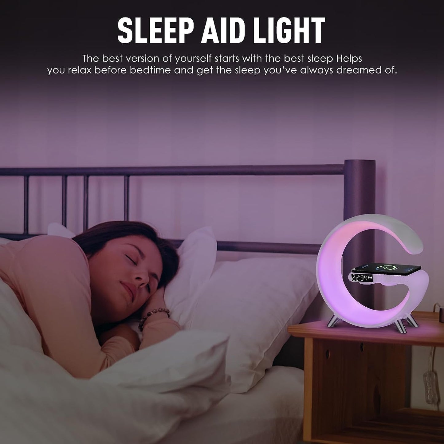 G63 intelligent Wireless Charger Lamp & Sound Machine