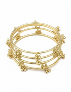 Raindrop Glass Bangles – Set of 12 Bangles (With / Without Ghungru)