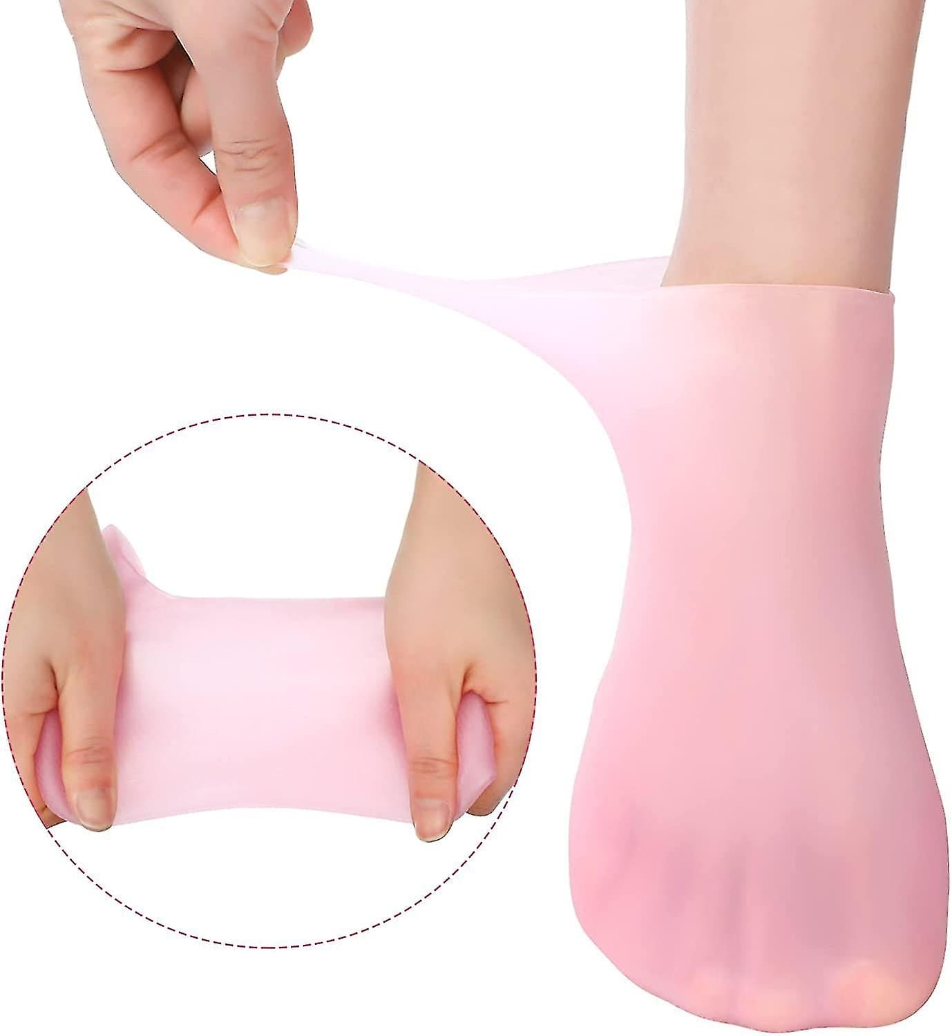Silicone Moisturizing Gel Sock 1 Pair