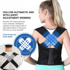 Posture Corrector Adjustable Back Brace Support Strap Nude