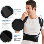 Posture Corrector Adjustable Back Brace Support Strap Nude
