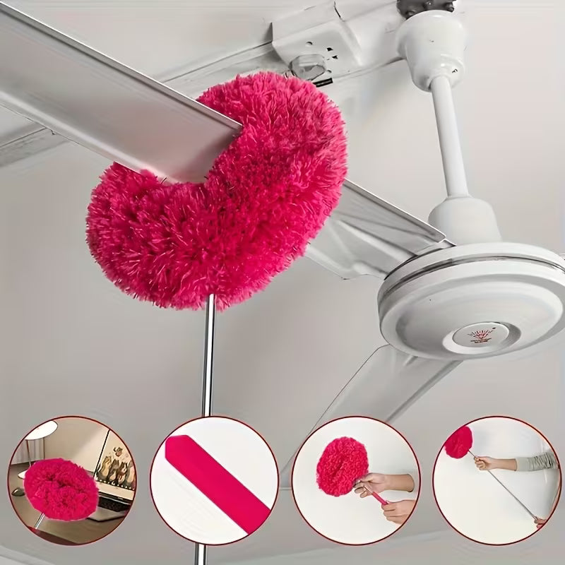 All-Purpose Microfiber Cleaning Brush with Extendable Handle