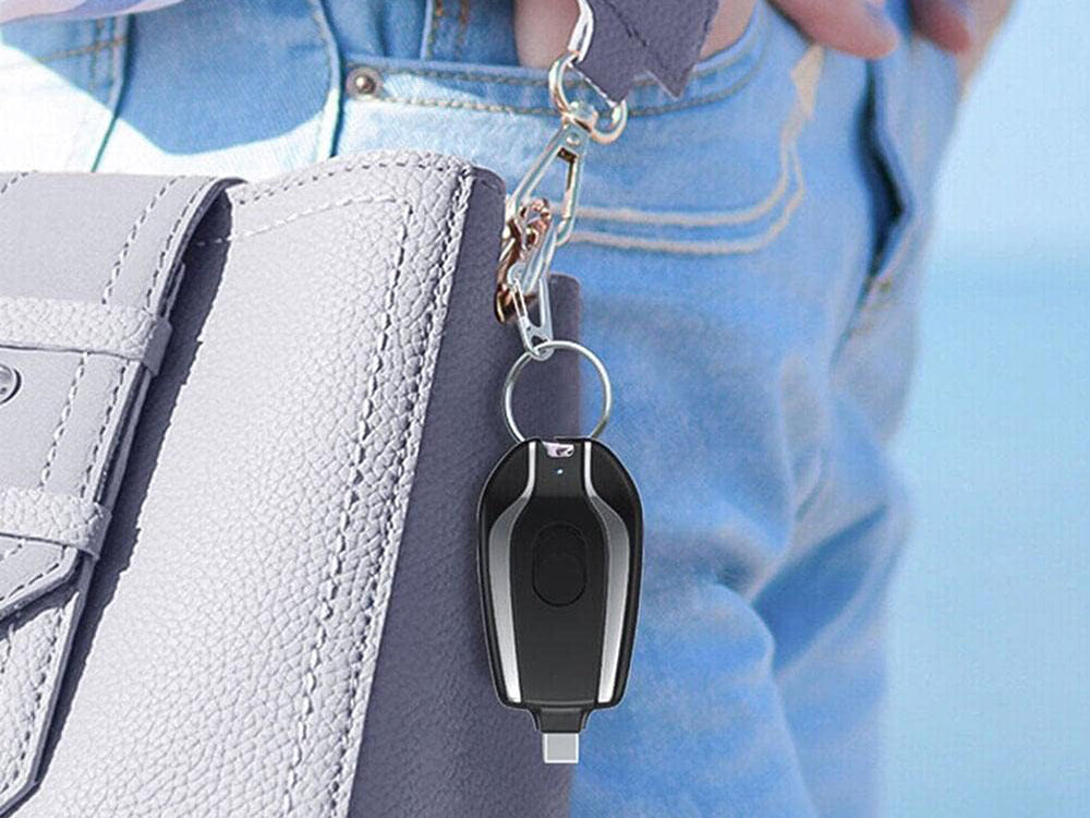Keychain Portable Charger 1500mAh Mini Power