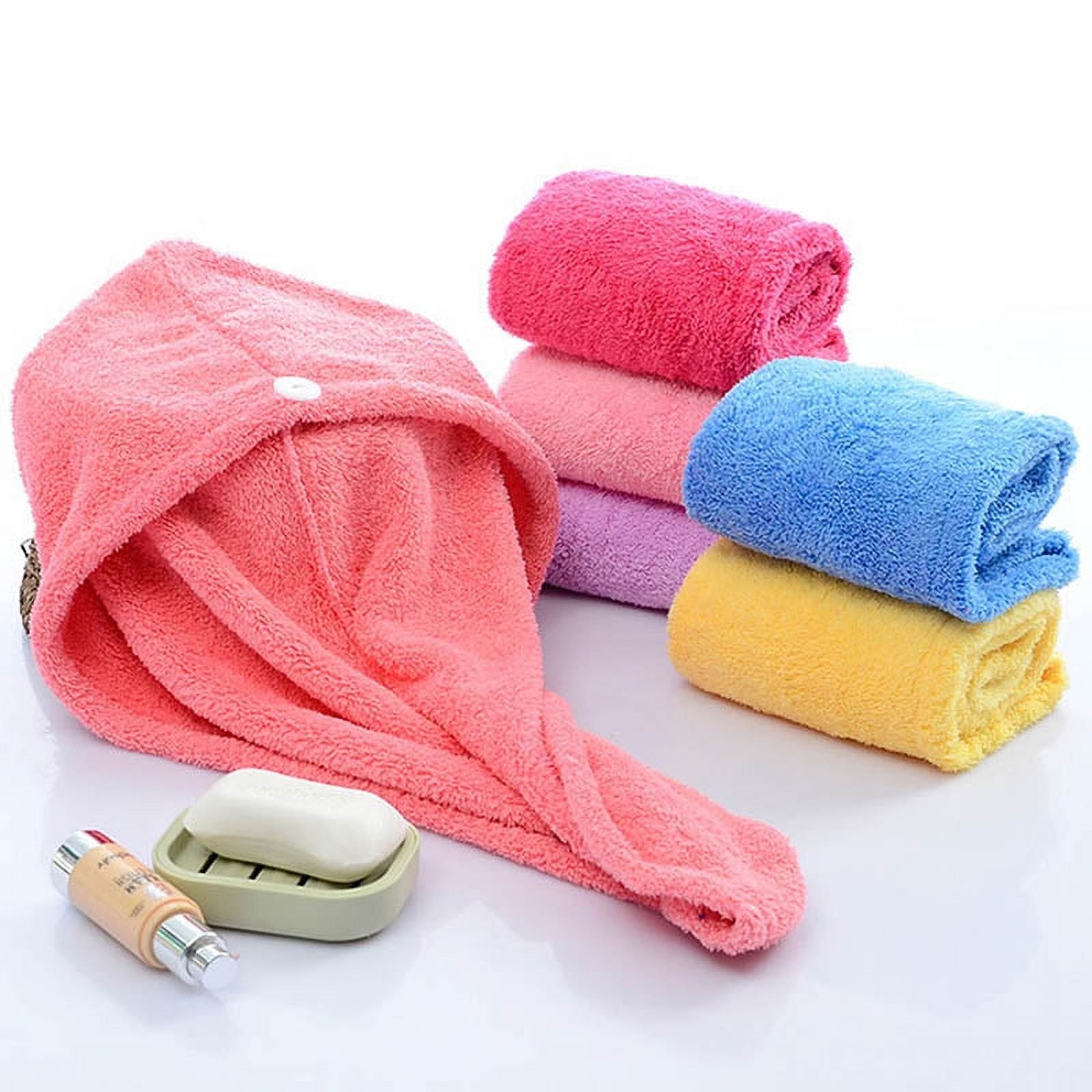 Microfiber Hair Drying Towel Wrap