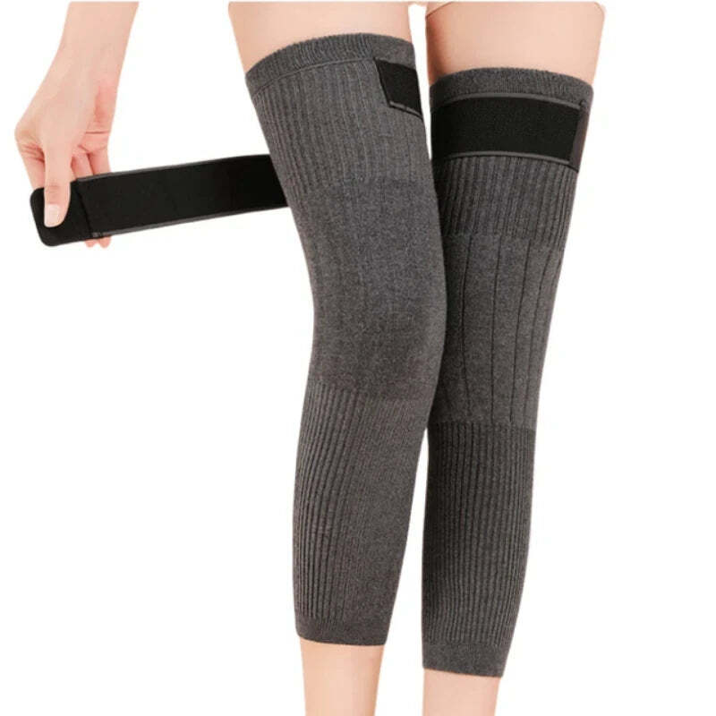 Wool Knee Warmer | Knee Pads With Strap (Pair)