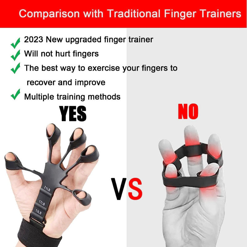 Silicone Finger Hand Grip Strengthener