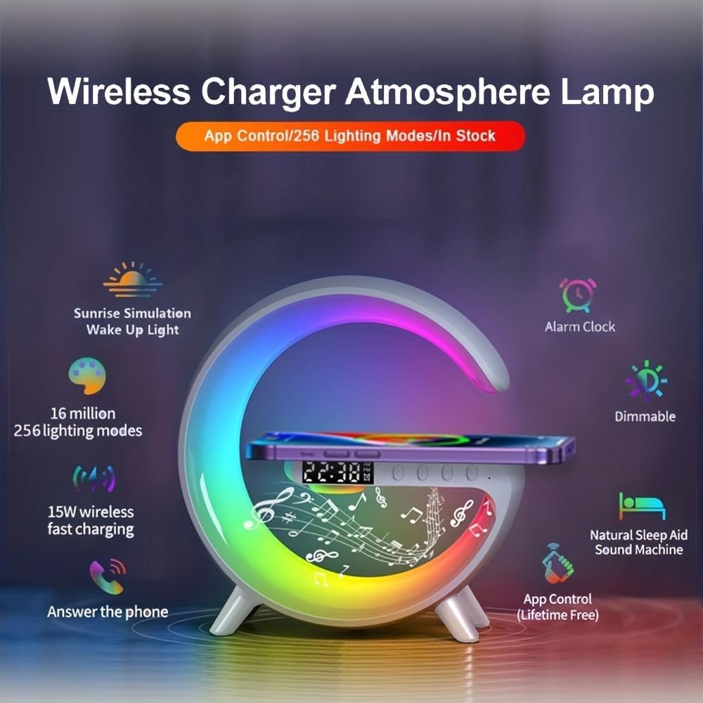G63 intelligent Wireless Charger Lamp & Sound Machine