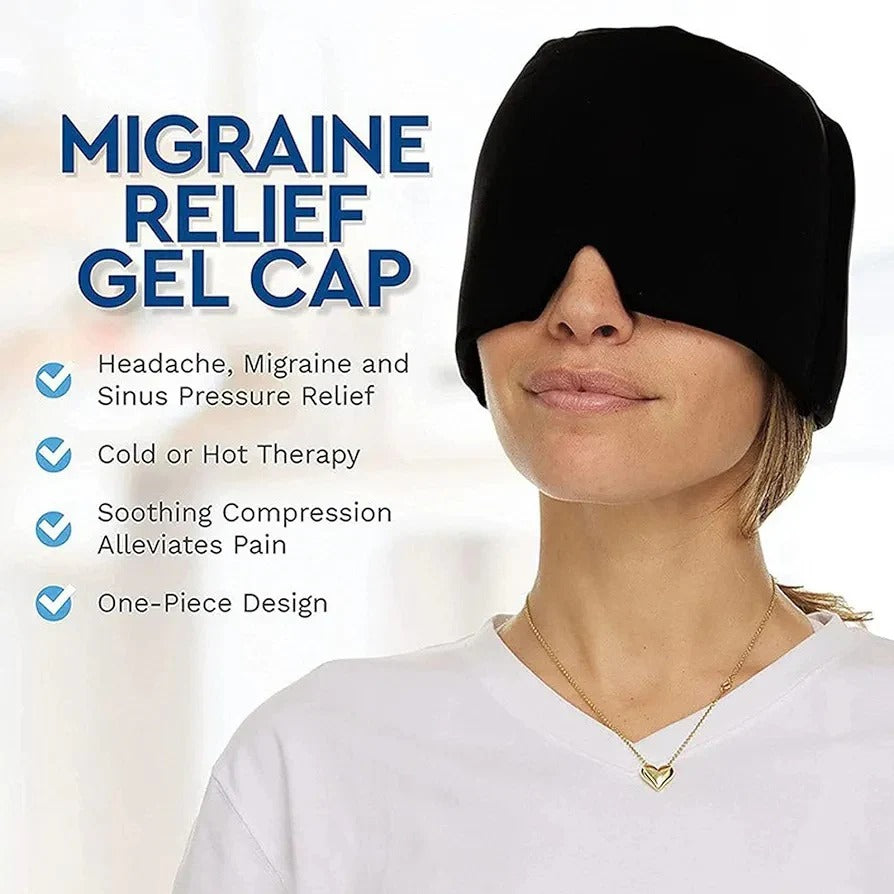Reusable Ice Gel Migraine Relief Cap