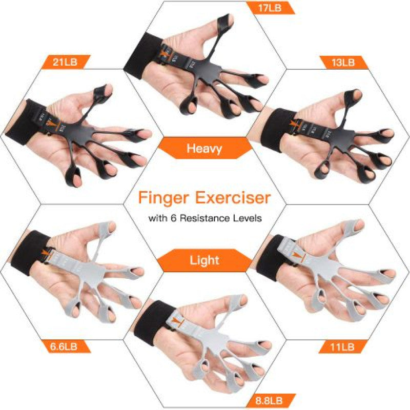 Silicone Finger Hand Grip Strengthener