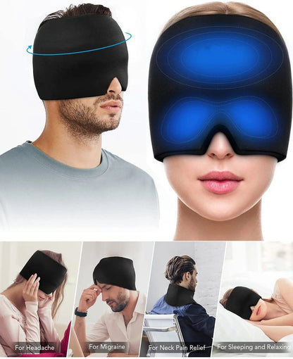Reusable Ice Gel Migraine Relief Cap